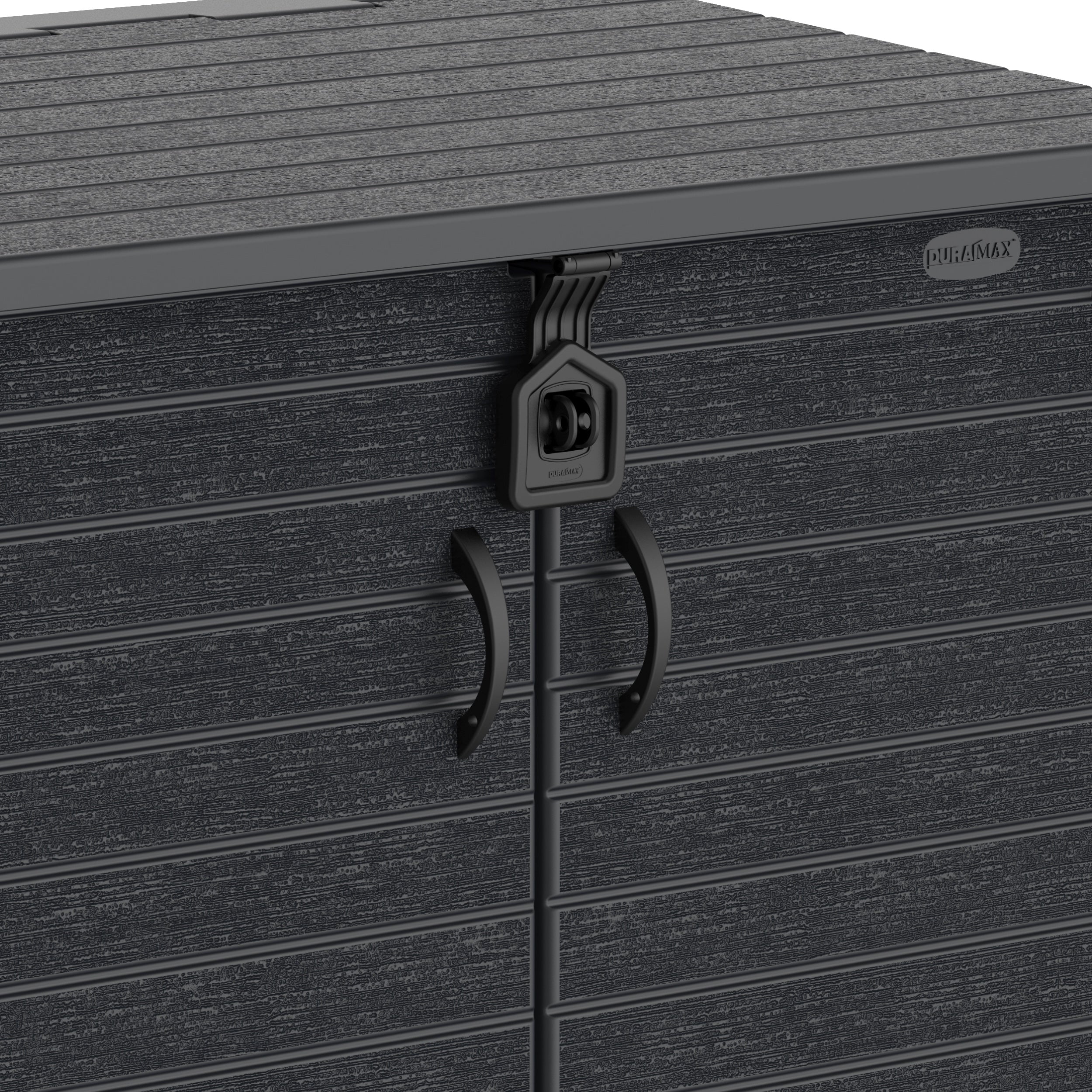 Duramax StoreAway Cedargrain Plastic Garden Storage Box - 850L - Grey
